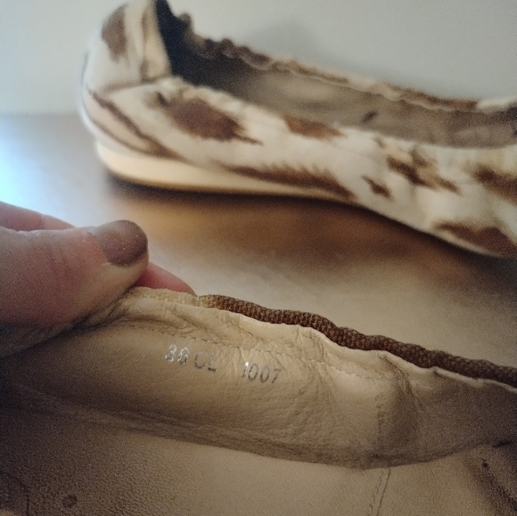 Dior flats fabric material with CD silver hardware size 36 - Picture 10 of 10